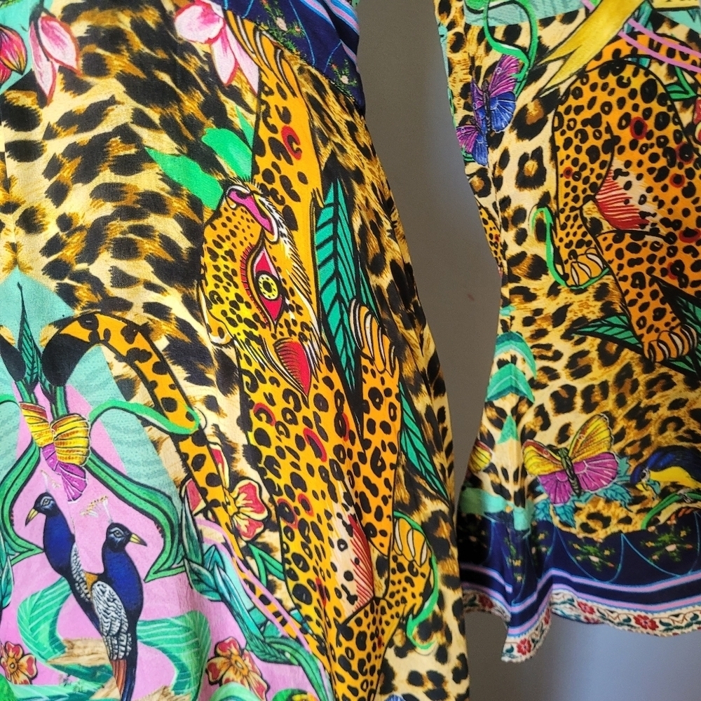 Camilla The Jungle Book Long Dress With Bell Sleeve, BNWT, Size M - Picture 4 of 12
